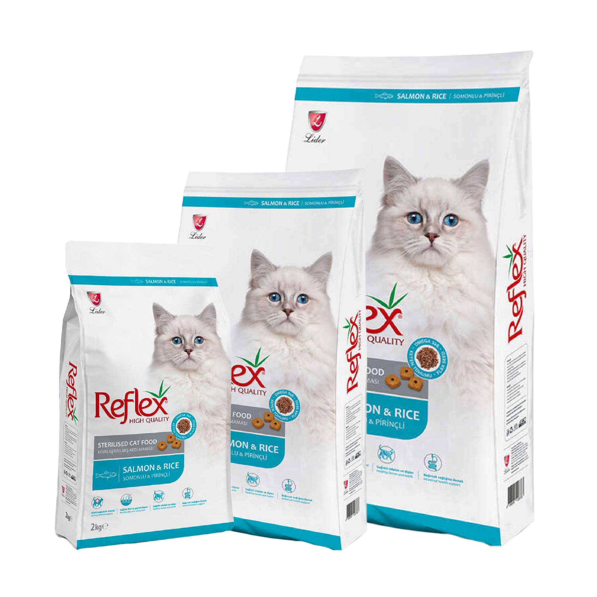 Reflex High Quality Sterilised Adult Cat Food with Fish Pro Feeds