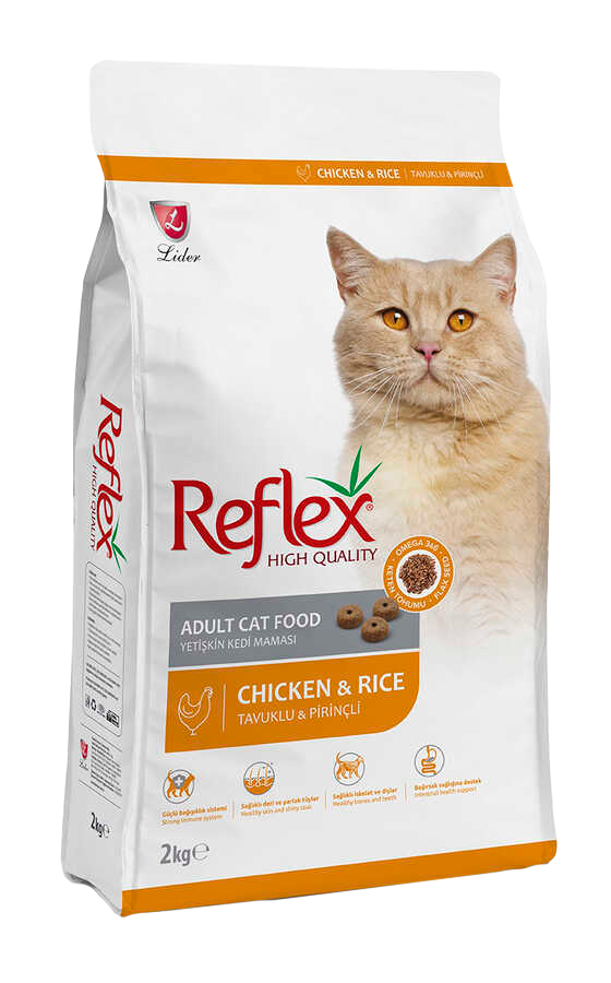 Reflex High Quality Adult Cat Food with Chicken Pro Feeds