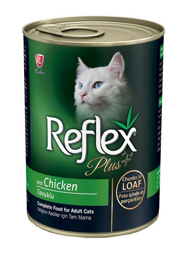 Reflex Plus Adult Cat Can Food With Chicken Pro Feeds