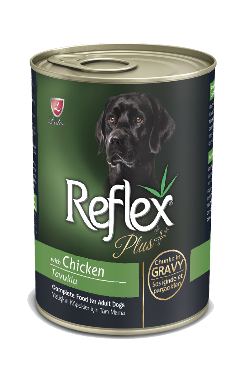 Reflex Plus Adult Dog Can Food With Chicken Pro Feeds